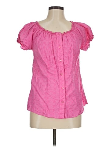 IZOD Short Sleeve Blouse (view 1)