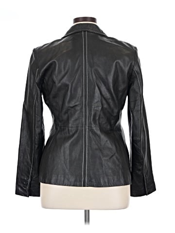 INC International Concepts Leather Jacket (view 2)