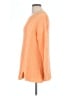 Soft Surroundings 100% Cotton Solid Orange Pullover Sweater Size L - photo 5