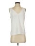 Halogen 100% Polyester White Sleeveless Blouse Size S - photo 1