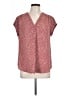Fun2Fun 100% Polyester Red Short Sleeve Blouse Size L - photo 1