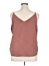 Express 100% Polyester Brown Sleeveless Top Size XL - photo 1