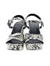 Amazon Essentials Print Silver Sandals Size 6 - photo 2