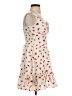 Francesca's Hearts Ivory Cocktail Dress Size XS - photo 4