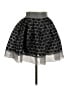 Maje 100% Polyester Graphic Black Formal Skirt Size Sm (1) - photo 1