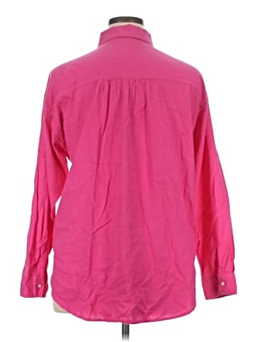 Ann Taylor LOFT Outlet Long Sleeve Button-Down Shirt (view 2)