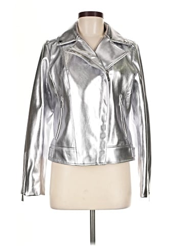 MICHAEL Michael Kors Faux Leather Jacket (view 1)