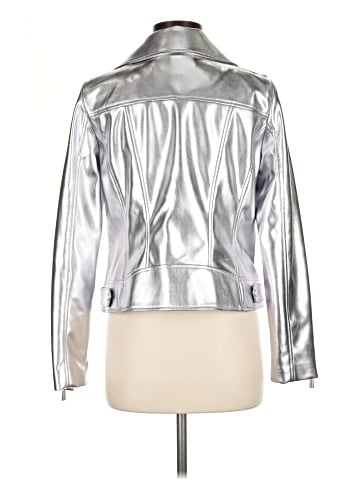 MICHAEL Michael Kors Faux Leather Jacket (view 2)