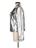 MICHAEL Michael Kors 100% Polyester Metallic Silver Faux Leather Jacket Size M - photo 5