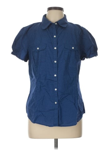 L.L.Bean Short Sleeve Button-Down Shirt (view 1)