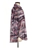 Dynamite 100% Polyester Print Purple Long Sleeve Blouse Size M - photo 4