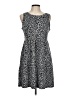 Apt. 9 Animal Print Gray Casual Dress Size L - photo 1