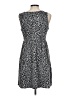 Apt. 9 Animal Print Gray Casual Dress Size L - photo 2