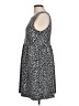 Apt. 9 Animal Print Gray Casual Dress Size L - photo 5