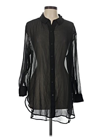 DKNY Long Sleeve Blouse (view 1)