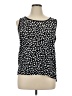 August Silk Black Sleeveless Blouse Size XL - photo 1