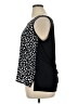August Silk Black Sleeveless Blouse Size XL - photo 5