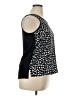 August Silk Black Sleeveless Blouse Size XL - photo 4