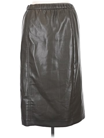 T Tahari Faux Leather Skirt (view 2)