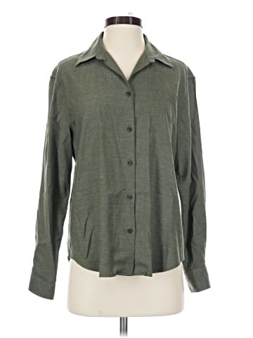 Uniqlo Long Sleeve Button-Down Shirt (view 1)