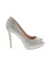 Badgley Mischka Silver Heels Size 8 - photo 1