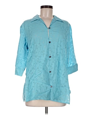 Columbia 3/4 Sleeve Button-Down Shirt (view 1)