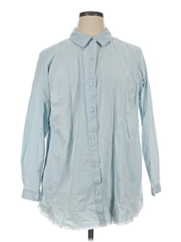 Joan Rivers Long Sleeve Button-Down Shirt (view 1)