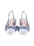 Veronica Beard 100% Leather Stripes Blue Heels Size 8 - photo 2