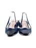 Veronica Beard 100% Leather Blue Heels Size 8 - photo 2