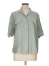 Croft & Barrow Gray 3/4 Sleeve Blouse Size L - photo 1