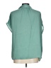 MNG 100% Polyester Teal Sleeveless Blouse Size 10 - photo 2