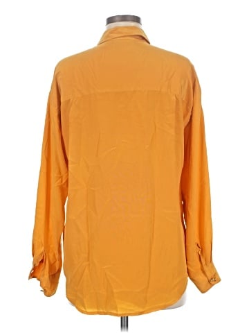 Anne Klein II Long Sleeve Silk Top (view 2)