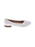 Clarks White Flats Size 7 (wide) - photo 1