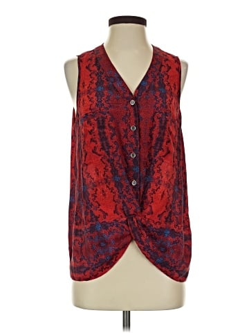 Fifteen Twenty Sleeveless Silk Top (view 1)