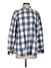 L.L.Bean Checkered-gingham Blue Long Sleeve Button-Down Shirt Size S - photo 1