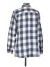 L.L.Bean Checkered-gingham Blue Long Sleeve Button-Down Shirt Size S - photo 2