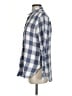 L.L.Bean Checkered-gingham Blue Long Sleeve Button-Down Shirt Size S - photo 5