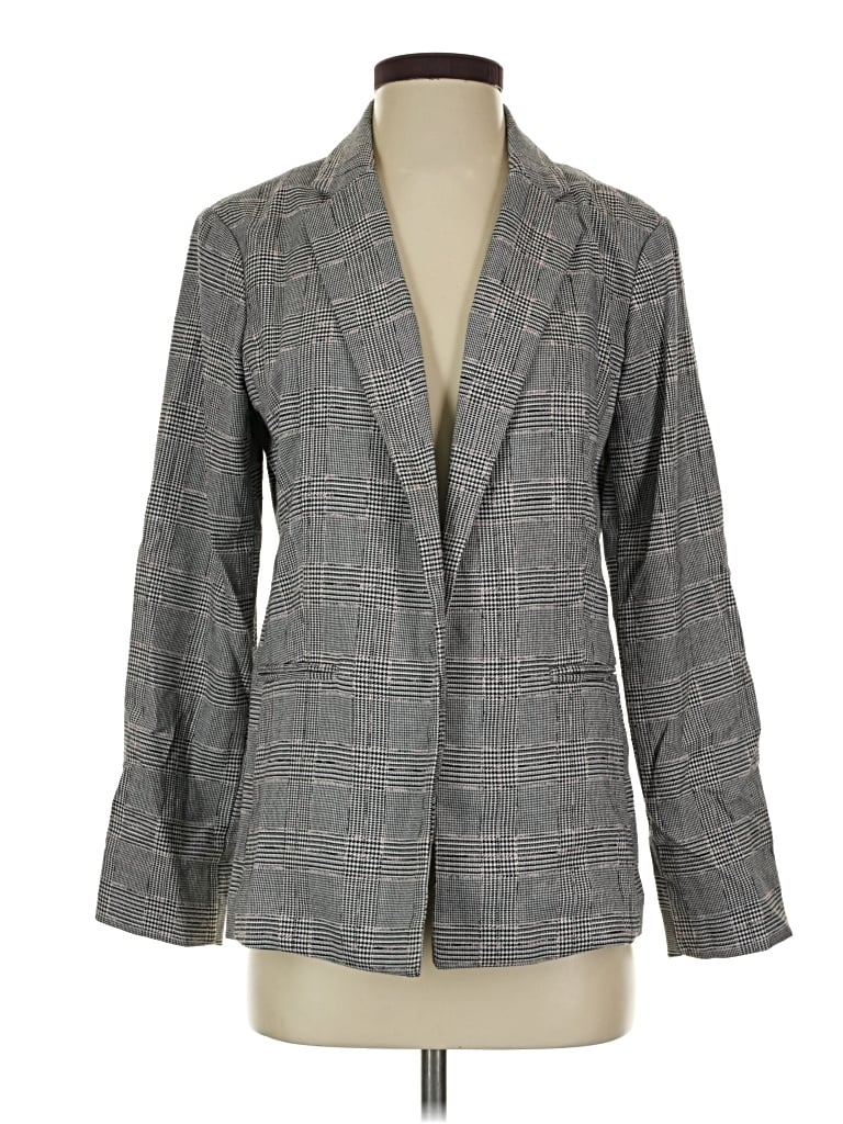 Pre-owned Lc Lauren Conrad Blazer Jacket In Gray