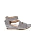 LUCCA LANE 100% Leather Gray Wedges Size 9 1/2 - photo 1