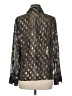 Massimo Dutti Metallic Gold Long Sleeve Blouse Size 6 - photo 2
