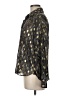 Massimo Dutti Metallic Gold Long Sleeve Blouse Size 6 - photo 5