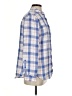 L.L.Bean 100% Linen Plaid Blue Long Sleeve Button-Down Shirt Size S - photo 4