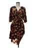 ModCloth Paisley Brown Casual Dress Size M - photo 1