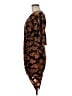 ModCloth Paisley Brown Casual Dress Size M - photo 5