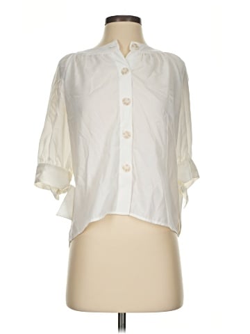 Antonio Melani 3/4 Sleeve Button-Down Shirt (view 1)