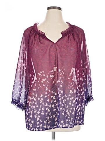 Coldwater Creek 3/4 Sleeve Blouse (view 1)