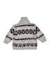 Old Navy 100% Cotton Chevron-herringbone Gray Pullover Sweater Size 3-6 mo - photo 2