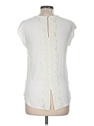 Pale Sky Short Sleeve Blouse (view 2)