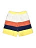 Hanna Andersson 100% Recycled Polyester Color Block Yellow Board Shorts Size 8 - photo 1