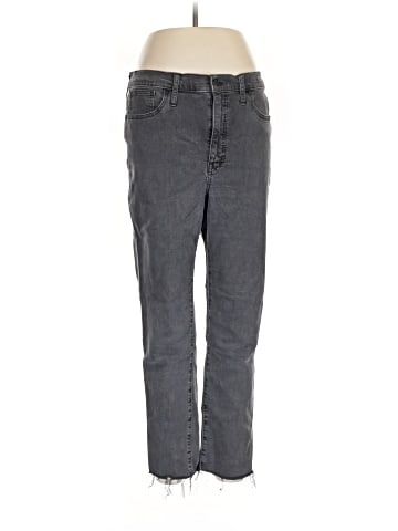 Madewell Stovepipe Jeans in Banberry Wash: Raw-Hem Edition (view 1)